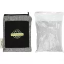 branded Odor Absorbing Travel Pouch - Black, from our range of promotional Travel Waist Bags