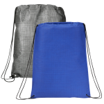 Drawstring Bags &amp; Back Sacks  - Crossweave Heat Sealed Drawstring Bag