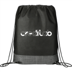 Drawstring Bags &amp; Back Sacks  - Crossweave Heat Sealed Drawstring Bag