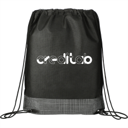 Drawstring Bags & Back Sacks - Crossweave Heat Sealed Drawstring Bag