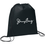 Drawstring Bags &amp; Back Sacks  - Evergreen Non-Woven Drawstring Sportpack