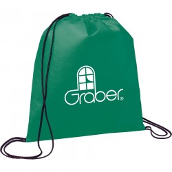 Drawstring Bags & Back Sacks - Evergreen Non-Woven Drawstring Sportpack