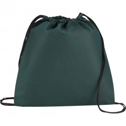Drawstring Bags & Back Sacks - Evergreen Non-Woven Drawstring Sportpack
