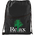 Drawstring Bags &amp; Back Sacks  - Insulated Zippered Drawstring Sportspack