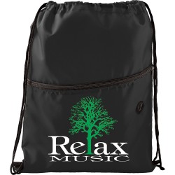 Drawstring Bags & Back Sacks - Insulated Zippered Drawstring Sportspack