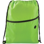 Drawstring Bags &amp; Back Sacks  - Insulated Zippered Drawstring Sportspack