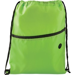 Drawstring Bags & Back Sacks - Insulated Zippered Drawstring Sportspack