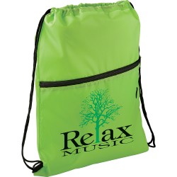 Drawstring Bags & Back Sacks - Insulated Zippered Drawstring Sportspack