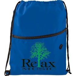 Drawstring Bags & Back Sacks - Insulated Zippered Drawstring Sportspack