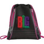Drawstring Bags &amp; Back Sacks  - Neon Deluxe Drawstring Sportspack