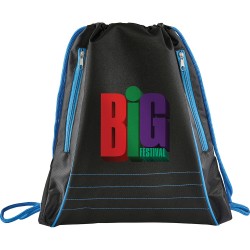 Drawstring Bags & Back Sacks - Neon Deluxe Drawstring Sportspack