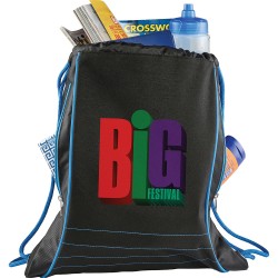 Drawstring Bags & Back Sacks - Neon Deluxe Drawstring Sportspack