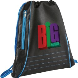 Drawstring Bags & Back Sacks - Neon Deluxe Drawstring Sportspack