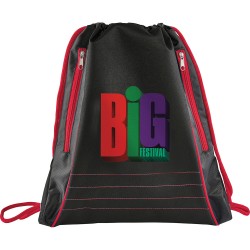 Drawstring Bags & Back Sacks - Neon Deluxe Drawstring Sportspack