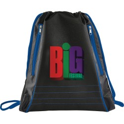 Drawstring Bags & Back Sacks - Neon Deluxe Drawstring Sportspack
