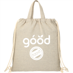 Drawstring Bags &amp; Back Sacks  - Recycled 4oz Cotton Drawstring Bag