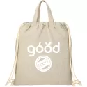 branded Recycled 4oz Cotton Drawstring Bag, from our range of promotional Drawstring Bags &amp; Back Sacks