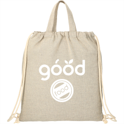 Drawstring Bags & Back Sacks - Recycled 4oz Cotton Drawstring Bag
