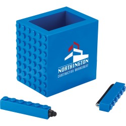 branded Office Block 3 in 1 Pen Pot, from our range of promotional Corporate Stationary