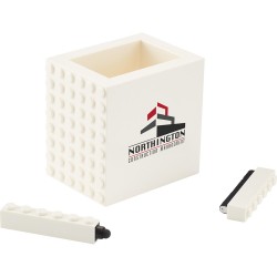 branded Office Block 3 in 1 Pen Pot, from our range of promotional Corporate Stationary
