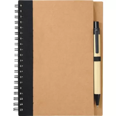 branded The Eco Spiral Notebook with Pen, from our range of promotional Spiral NoteBooks