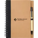 branded The Eco Spiral Notebook with Pen, from our range of promotional Spiral NoteBooks