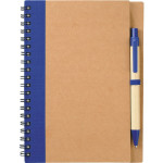 branded The Eco Spiral Notebook with Pen, from our range of promotional Spiral NoteBooks