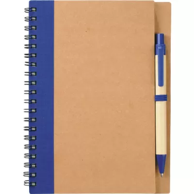 branded The Eco Spiral Notebook with Pen, from our range of promotional Spiral NoteBooks