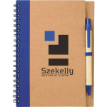 branded The Eco Spiral Notebook with Pen, from our range of promotional Spiral NoteBooks