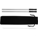branded Reusable Stainless steel Straw Set with Brush, from our range of promotional Homeware Products