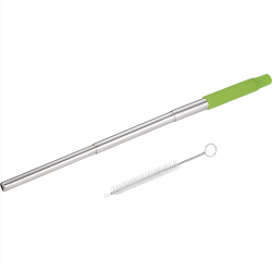 branded Reusable Stretchable Stainless Steel Straw, from our range of promotional Cutlery and Straws