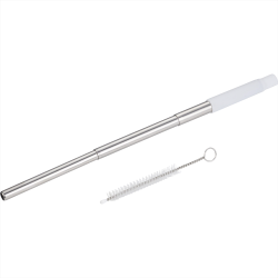 branded Reusable Stretchable Stainless Steel Straw, from our range of promotional Cutlery and Straws