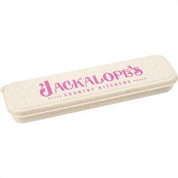 branded Bamboo Fiber Cutlery Set, from our range of promotional Homeware Products