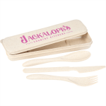 branded Bamboo Fiber Cutlery Set, from our range of promotional Homeware Products