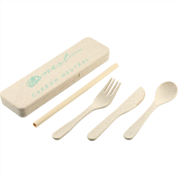 branded Wheat Straw Utensils To Go, from our range of promotional Homeware Products
