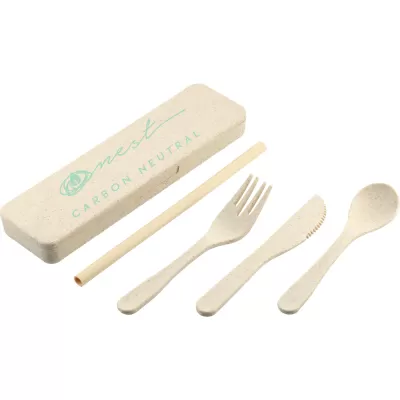 branded Wheat Straw Utensils To Go, from our range of promotional Homeware Products