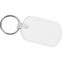 branded Rectangular Soft Key Tag, from our range of promotional Metal Keyrings