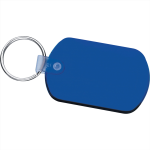 branded Rectangular Soft Key Tag, from our range of promotional Metal Keyrings