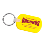 branded Rectangular Soft Key Tag, from our range of promotional Metal Keyrings