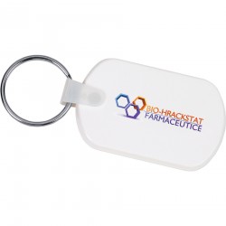 branded Rectangular Soft Key Tag, from our range of promotional Metal Keyrings