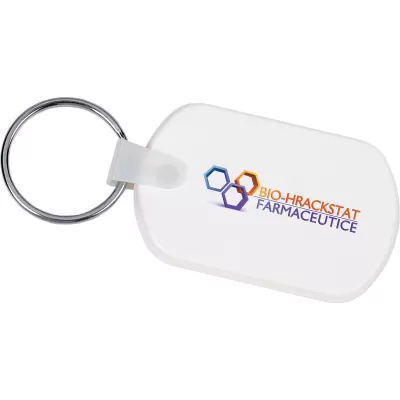 branded Rectangular Soft Key Tag, from our range of promotional Metal Keyrings