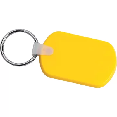 branded Rectangular Soft Key Tag, from our range of promotional Metal Keyrings