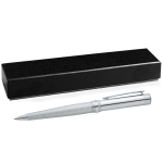 branded Scriptura Striation Ballpoint Pen, from our range of promotional Metal Promotional Pens