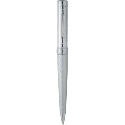 branded Scriptura Striation Ballpoint Pen, from our range of promotional Metal Promotional Pens
