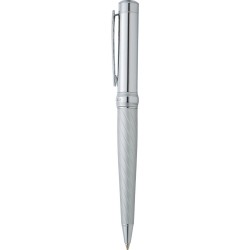 branded Scriptura Striation Ballpoint Pen, from our range of promotional Metal Promotional Pens