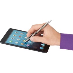 branded Elleven™ Vapor Dual Ballpoint Stylus, from our range of promotional Metal Promotional Pens