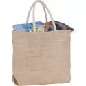 branded Herringbone Jute Tote, from our range of promotional Jute Shopping &amp; Tote Bags