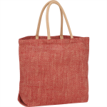 Jute Shopping &amp; Tote Bags  - Herringbone Jute Tote