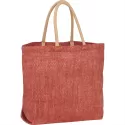 branded Herringbone Jute Tote, from our range of promotional Jute Shopping &amp; Tote Bags