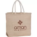 branded Herringbone Jute Tote, from our range of promotional Jute Shopping &amp; Tote Bags